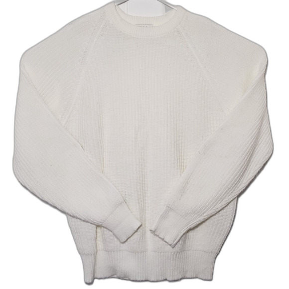 Vintage Sweater The Men's Store at Sears Mens XL Crewneck Pullover White - Picture 1 of 4